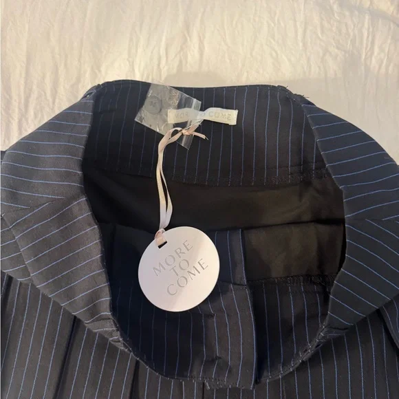 Pinstripe Mini Skirt - Picture 4 of 5